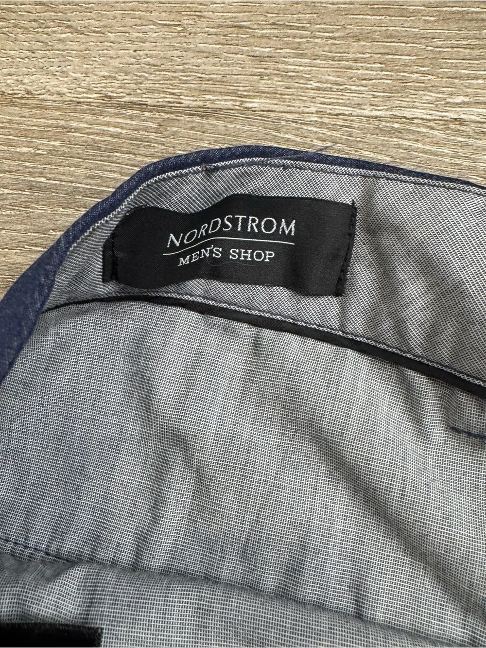Nordstrom Men's Navy Flat-Front Stretch Shorts 1077
